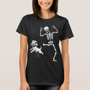 Halloween Hond, Grappige Skeletten, Skeletten Jage T-shirt