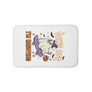 Halloween Hond Griezelige Skate Rit Badmat