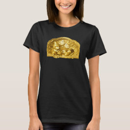 Halloween Hond Helpt Eekhoorn om Eikels naar Huis T-shirt
