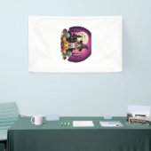 Halloween Hond Herfst Liefhebbers Spandoek (Beurs)