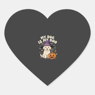 Halloween Hond Mijn Hond Is Mijn Boo Hart Sticker