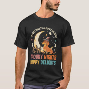 Halloween Hond Moeder Maneschijn Ondeugd T-shirt