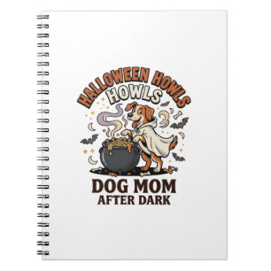 Halloween Hond Moeder Na Donker Notitieboek