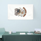 Halloween Hond Moeder Na Donker Spandoek (Beurs)