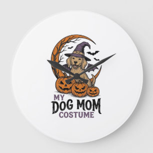 Halloween Hond Moeder Shirt Heks Pup Kostuum Grafi Grote Klok