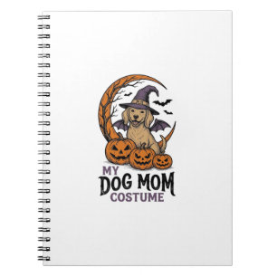 Halloween Hond Moeder Shirt Heks Pup Kostuum Grafi Notitieboek