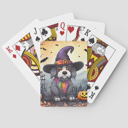 Halloween Hond Pokerkaarten (Achterkant)
