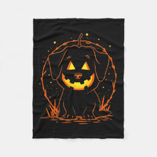 Halloween Hond Pompoen Lange Mouwen Fleece Deken