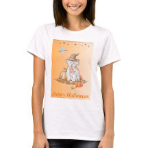 Halloween Hond Spinnen & Bat T-shirt