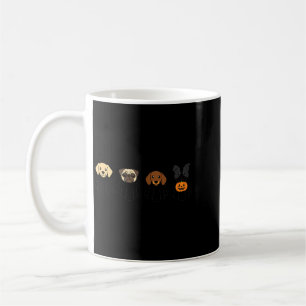 Halloween Honden Geesten Pug Lab Dachshund Terrier Koffiemok