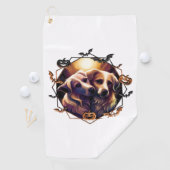 Halloween Honden Golfhanddoek (Insitu)