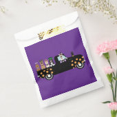 Halloween honden in een pick-up truck bedankzakje (Gezegeld)