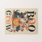 Halloween honden puzzel (Horizontaal)
