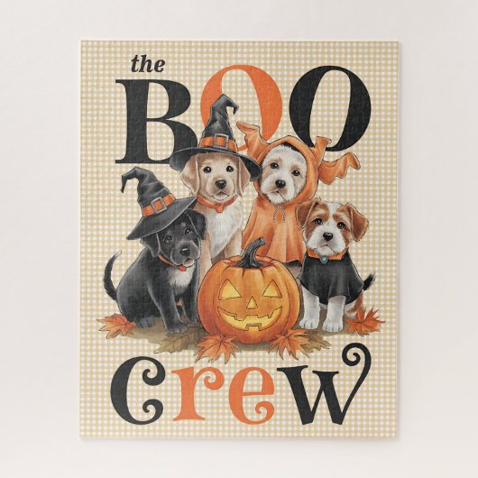 Halloween honden puzzel (Verticaal)
