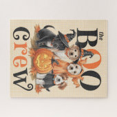 Halloween honden puzzel (Horizontaal)