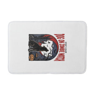 Halloween hondenhemd Zombie Patrol ontwerp_1 Badmat