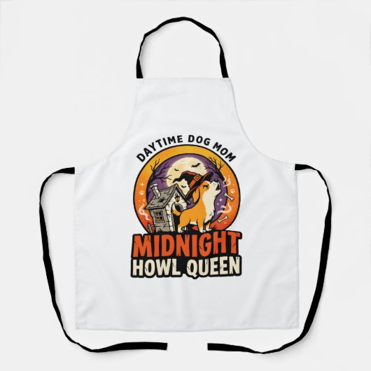 Halloween Hondenhul Koningin Schort (Voorkant)
