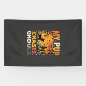 Halloween Hondenkerkhof Patrouille Spandoek (Horizontaal)