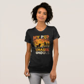 Halloween Hondenkerkhof Patrouille T-shirt (Voorkant volledig)