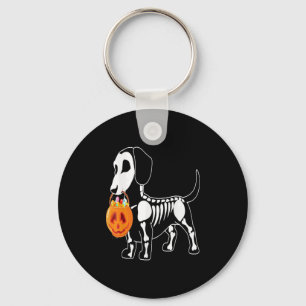 Halloween hondenkostuum sleutelhanger
