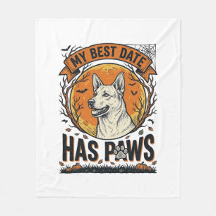 Halloween Hondenshirt Voor Trotse Huisdier Ouders Fleece Deken