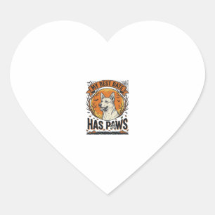 Halloween Hondenshirt Voor Trotse Huisdier Ouders Hart Sticker