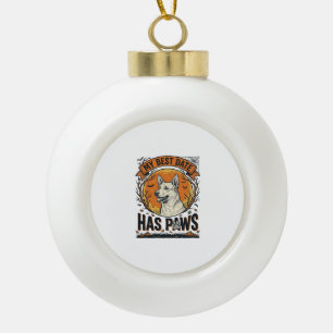 Halloween Hondenshirt Voor Trotse Huisdier Ouders Keramische Bal Ornament