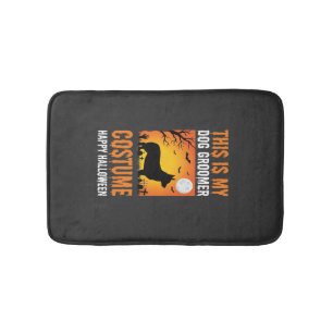 Halloween Hondenverzorger Kostuum Silhouet Badmat