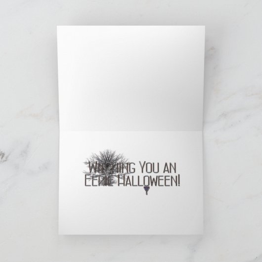 Halloween - HondsMaanlicht - Zwart Labrador Kaart (Binnen)