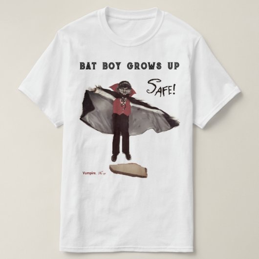 Halloween honkbal t-shirt (Design voorkant)
