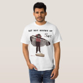 Halloween honkbal t-shirt (Voorkant volledig)