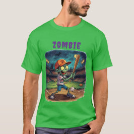 Halloween-honkbal, Zombie, Hersenen boven honken  T-shirt