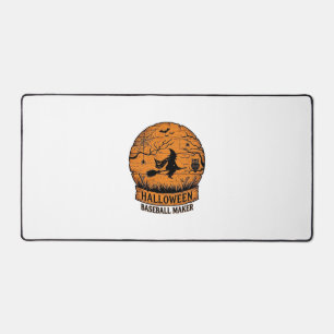 Halloween Honkbalk Maker Vliegende Heks Houten Maa Bureaumat
