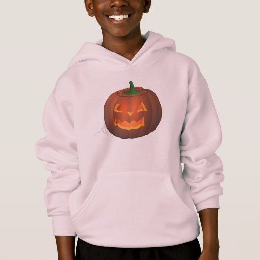 Halloween Hoodie Pumpkin Jack-o-lantern Sweatshirt (Voorkant)