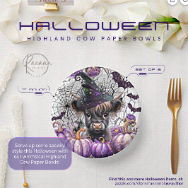Halloween Hoogland Koe Papieren Kommen