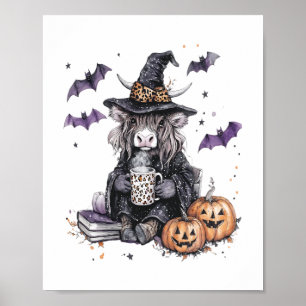 Halloween Hooglandrund Poster