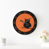 Halloween Hoot Owl Grote Klok (Huis)