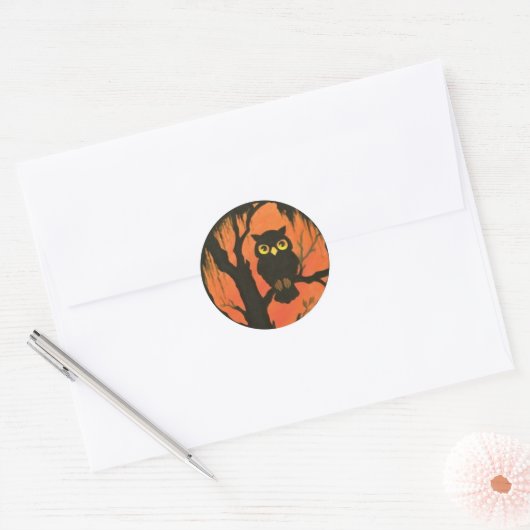  Halloween Hoot Owl Stickers (Envelop)