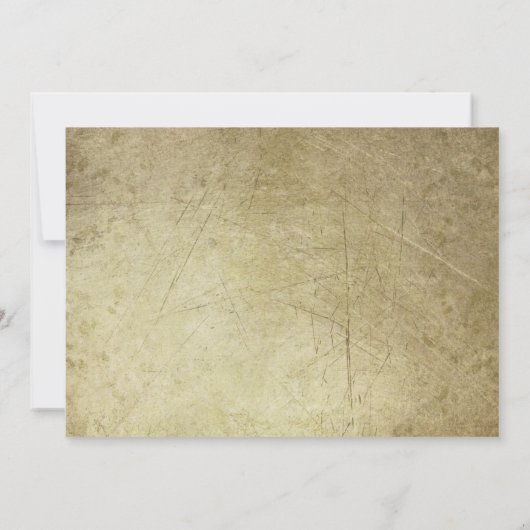 Halloween Hootenanny Wild West Party Uitnodigingen (Achterkant)