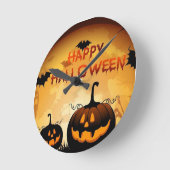 Halloween horloge ronde klok (Hoek)