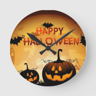 Halloween horloge ronde klok
