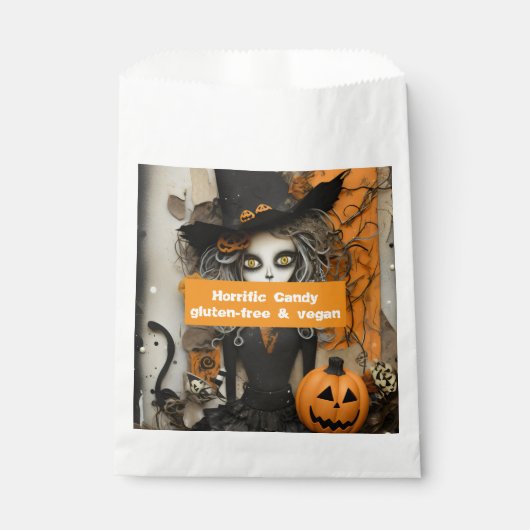 Halloween Horrific Snoep glutenvrij en veganistisc Bedankzakje (Voorkant)