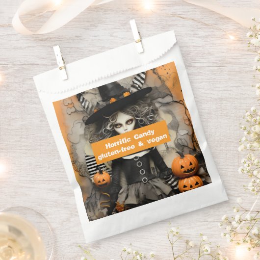 Halloween Horrific Snoep glutenvrij en veganistisc Bedankzakje (Geknipt)