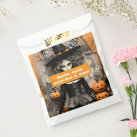Halloween Horrific Snoep glutenvrij en veganistisc Bedankzakje (Gezegeld)