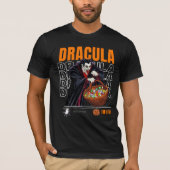 Halloween horror 2024, Dracula verzamelt snoep T-shirt (Voorkant)