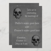 Halloween horror bruiloft kaart (Voorkant / Achterkant)