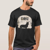 Halloween Horror Corgi T-shirt (Voorkant)