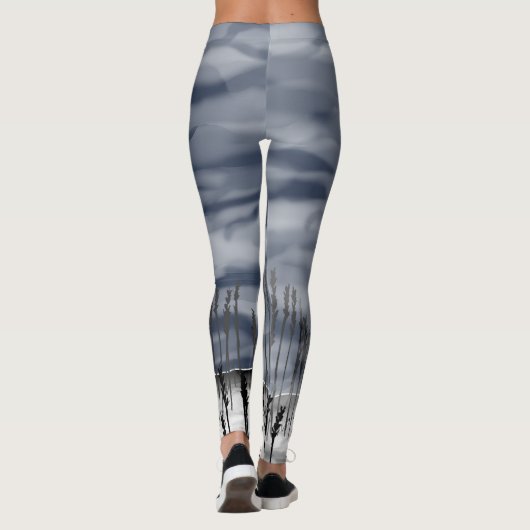 Halloween Horror Creepy Cornfield Leggings (Achterkant)