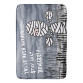 Halloween Horror Creepy Mummy Badmat (Voorkant Verticaal)