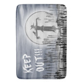 Halloween Horror Creepy Scarecrow Bath Mat (Voorkant Verticaal)